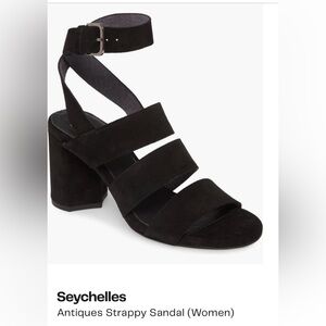 Seychelles Suede Antiques Strappy Sandals-Sz 7